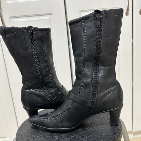 Ecco Boots Black 38 - Picture 3 of 9